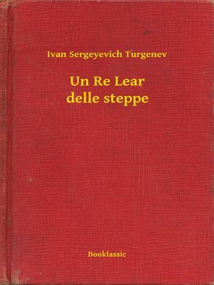 cover image of Un Re Lear delle steppe